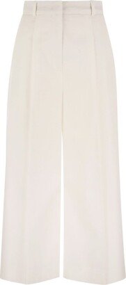 Wide Leg Tailored Trousers-AC