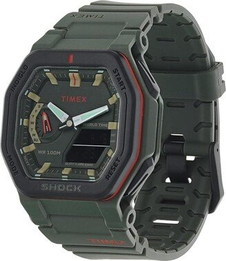 45 mm Command Encounter Resin Strap Watch (Green) Watches