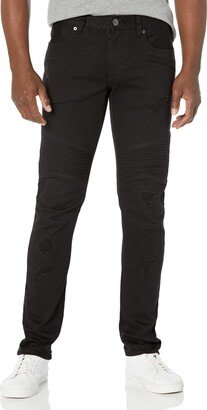 A|X Armani Exchange Men's Bull Denim Skinny Biker Jeans-AC