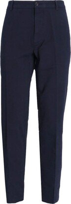 Stretch-Cotton Tapered Trousers-AE