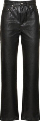 DUNST Faux leather straight pants