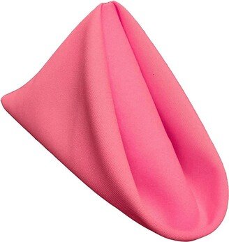 Pack Of 12 - Hot Pink 18 X Inches Polyester Poplin Decorative Table Napkins, Party Supply