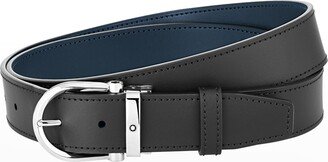 Men's Horseshoe Reversible Leather Belt-AA