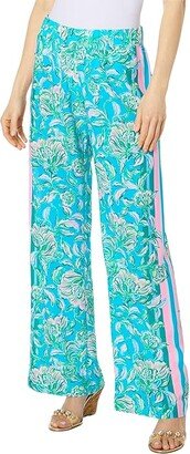 Bal Harbour Palazzo Pants (Cumulus Blue Chick Magnet) Women's Casual Pants