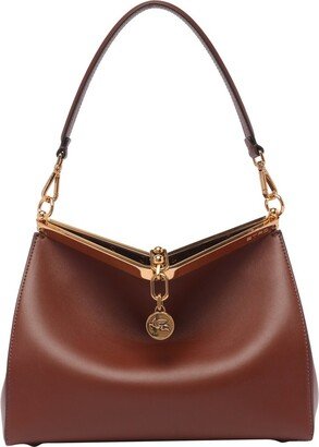 Vela Pegaso Motif Medium Shoulder Bag