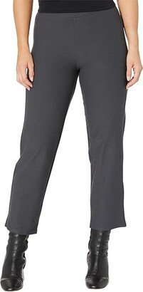 Petite Straight Pants (Graphite) Women's Casual Pants