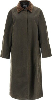 Single-Breasted Wide Sleeve Coat