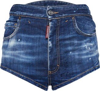 Denim hot pants