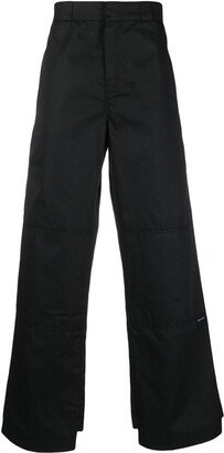 Reversed Waistband Chino Trousers-AA