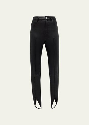 Et Ochs Jace Leather Stirrup Pants