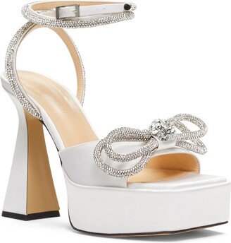 Double Bow Platform Sandal