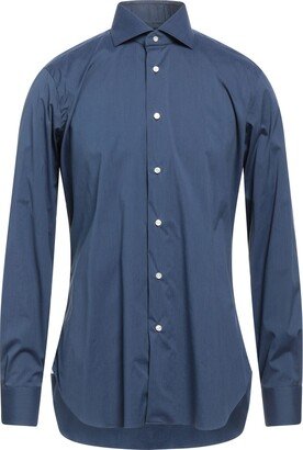 BARBA Napoli Shirt Slate Blue-AB