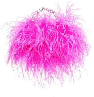 L'Alingi Taliya feather-embellished mini bag