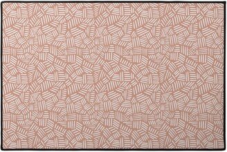 Door Mats: Dashes - Pink Door Mat, Pink