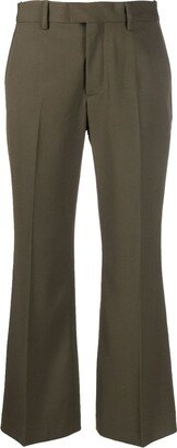 Wharton low-rise flared trousers-AB