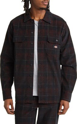 Alma Plaid Cotton Corduroy Button-Up Shirt