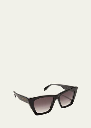 Dramatic Acetate Cat-Eye Sunglasses