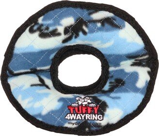 Tuffy Ultimate 4WayRing Camo Blue, Dog Toy