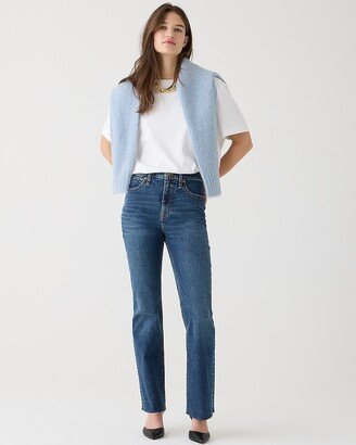 Petite slim demi-boot jean in Agnes wash