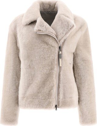 Fur Zipped Jacket-AB