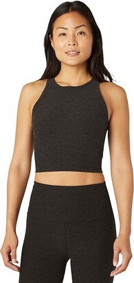 Spacedye Refocus Cropped Tank (Darkest Night) Women's Clothing