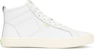 OCA leather high-top sneakers