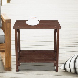 Rectangular Wood Side Table