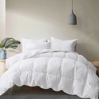 PeaceNest All Season Soft Microfiber White Goose Feather Fiber Comforter