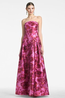 Zofia Gown - French Pink Watercolor