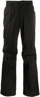 Panelled Straight-Leg Trousers-AG