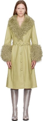 Green Foxy Shearling Coat