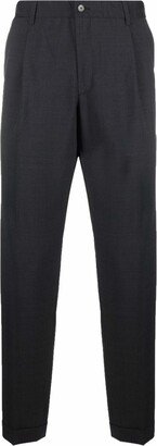 Straight-Leg Tailored Trousers-BI