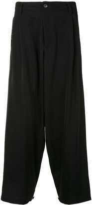 Loose-Fit Tailored-Style Trousers