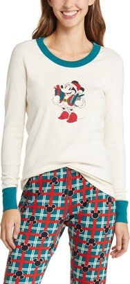 x Disney Classic Holiday Matching Family Moments Organic Cotton Pajama Top