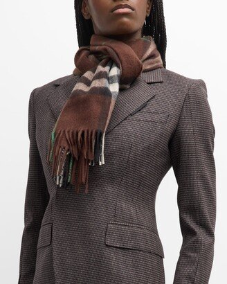 Check Cashmere Scarf-AI