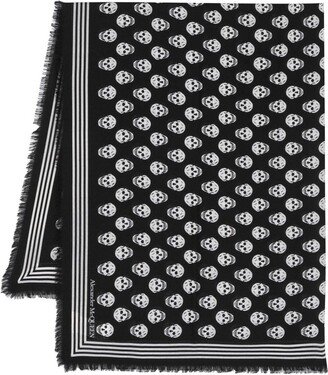 Skull Printed Scarf-AC