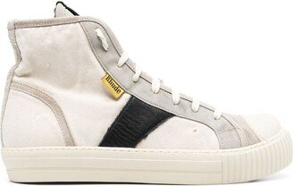 Panelled Hi-Top Sneakers-AA