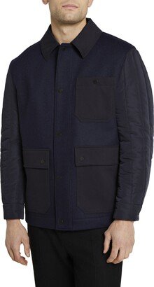 Raby Patchwork Wool Blend Jacket