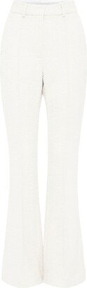 Claire pressed-crease tailored trousers