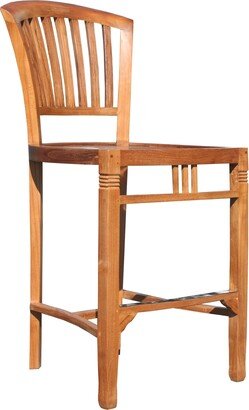 Orleans Teak Wood Indoor/ Outdoor Counter Stool Chair