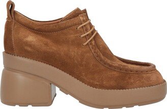 Lace-up Shoes Camel-AB