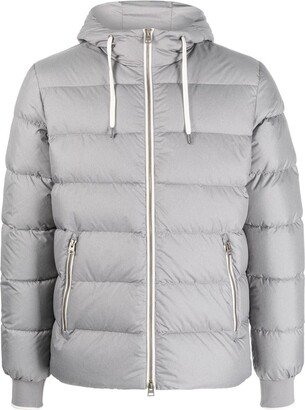 Padded Hooded Down Jacket-AD