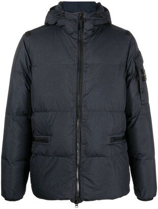 Compass-patch padded jacket-AI