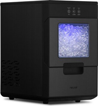44lb. Nugget Countertop Ice Maker with Self-Cleaning Function, Refillable Water Tank, Perfect for Kitchens, Offices, Home Coffee Bars, and More