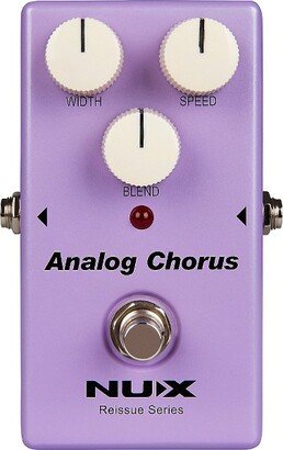 NUX Reissue Series Analog Chorus With Bucket-Brigade Circuit Effects Pedal Lavender