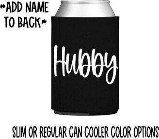 Hubby Can Cooler/Fiance Gift Engaged Engagement Groom To Be Lucky Mr Slim Skinny