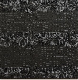 Posh Trading Company Set Of Two Placemats - Python Black