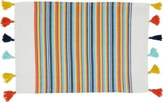 Saro Lifestyle Fiesta Stripe Placemat, 14