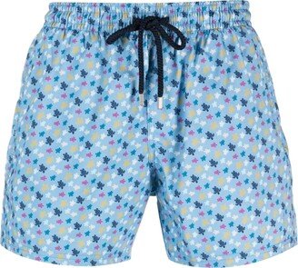 Moorise turtle print swim shorts