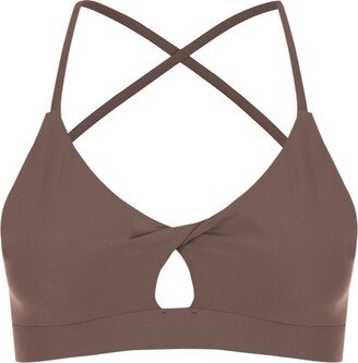 Rubisnacks Barcelona Dark Beige Sports Bra Top